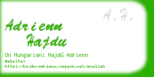 adrienn hajdu business card